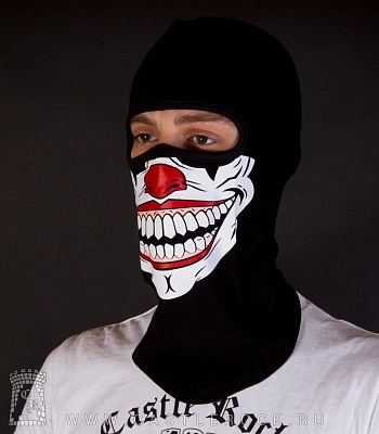 шапка балаклава клоун (розовые десны)