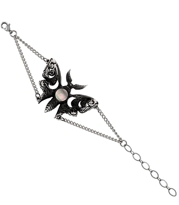 браслет alchemy gothic (алхимия готик) a146 lunar moth