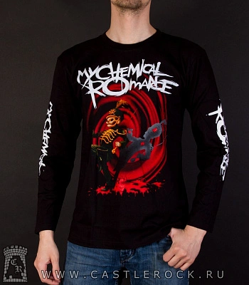 футболка my chemical romance "the black parade" (принт красный) д/р