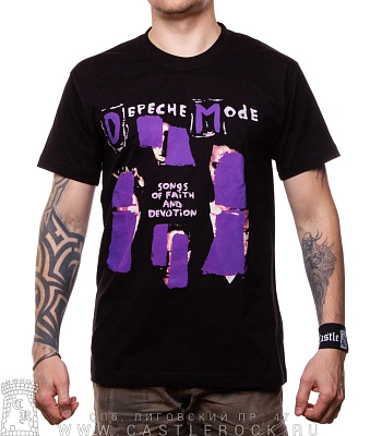 футболка depeche mode "songs of faith and devotion"