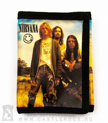 кошелек nirvana (группа, к/з)