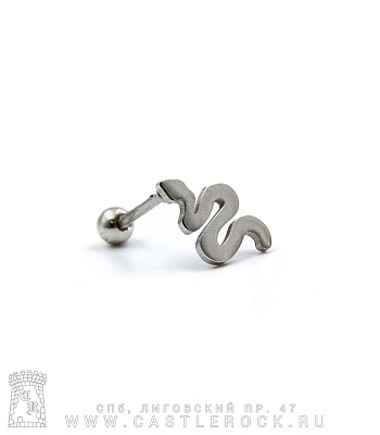 Микроштанга Сталь со Змеей 0,8 х 6 х 3/10