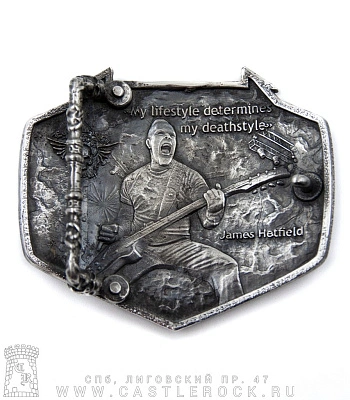 пряжка metallica james hetfield