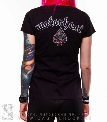 женская футболка motorhead "rock'n'roll"