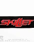 напульсник на резинке skillet (красная надпись)