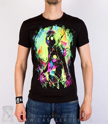 футболка уличный художник (светится)