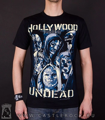 футболка hollywood undead (маски) nts