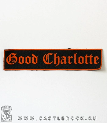 нашивка good charlotte (надпись красная)