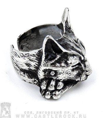 кольцо кот спящий (разъемное)