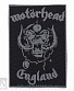 нашивка motorhead "england" (принт серый)