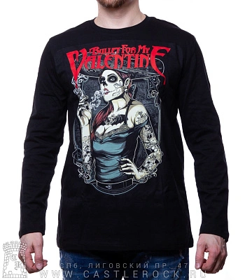 футболка bullet for my valentine (santa muerte) д/р