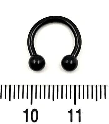 Циркуляр Сталь с Шариками Черный 1,6 х 10 х 4/4