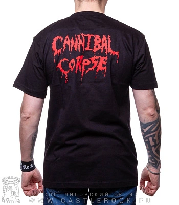футболка cannibal corpse "hammer smashed face"
