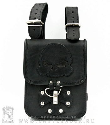 сумка на бедро череп