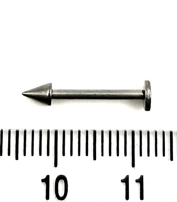 Лабрет Титан с Шипом 1,2 х 12 х 3