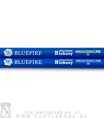 барабанные палочки hun 5a (голубые) деревянные наконечники