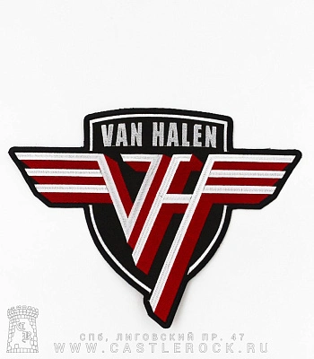 нашивка на спину van halen (вышивка)