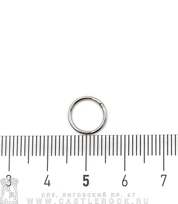 Сегментное Кольцо Кликер Сталь 1 х 8