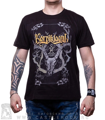 футболка korpiklaani (череп оленя)