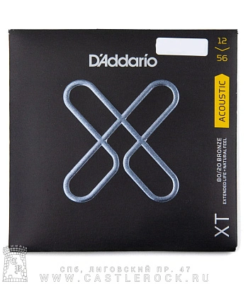 струны d'addario бронзовые для акустической гитары xtabr1256