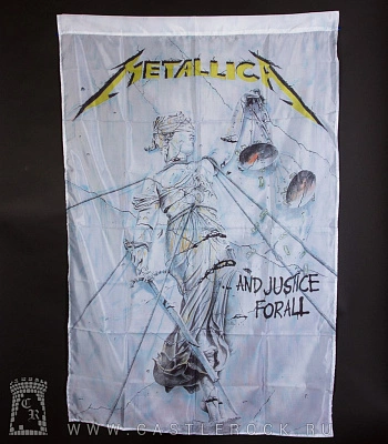 флаг metallica "and justice for all"