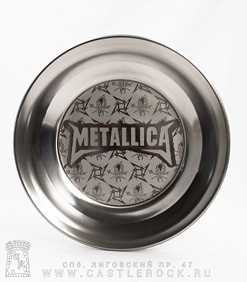 тарелка декоративная metallica