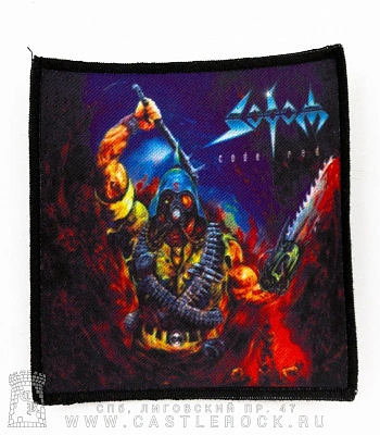 нашивка sodom "code red"