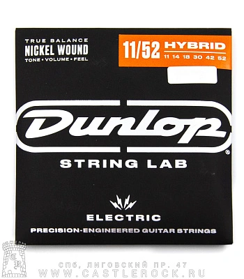 струны dunlop никелированные для электрогитары den1152