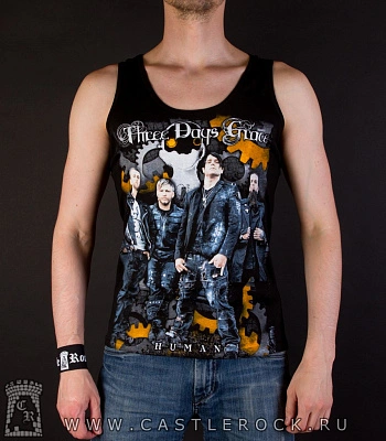 майка three days grace "human"