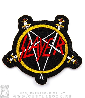 нашивка slayer (лого, вышивка)