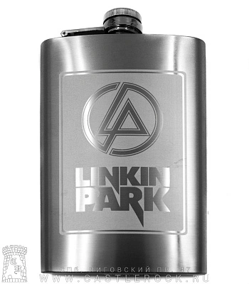 фляга стальная с гравировкой linkin park 10 oz