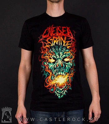 футболка chelsea grin (череп)