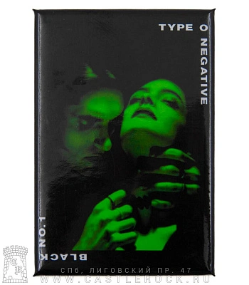 магнит прямоугольный type o negative "black no.1"