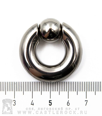 Кольцо BCR Хард Сталь 10 х 16 х 14 (с пружинным шариком)