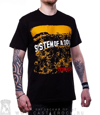футболка system of a down "toxicity"
