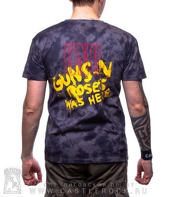 футболка guns'n'roses (варенка, серая)