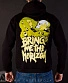 балахон на молнии bring me the horizon (девушка с черепом)