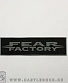 нашивка fear factory (надпись серая)