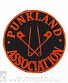 нашивка punkland association (принт красный)