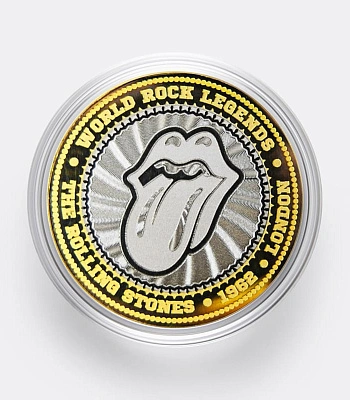 монета сувенирная малая rolling stones