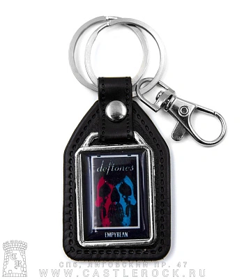 брелок прямоугольный на подкладке deftones "empyrean"