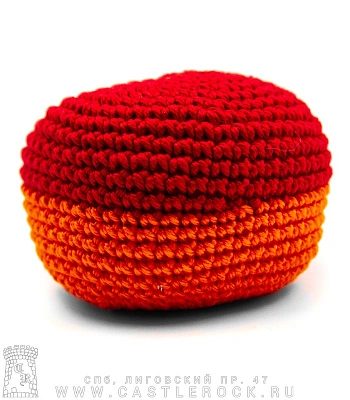 сокс половинчатый (красный, оранжевый, пластиковые гранулы)