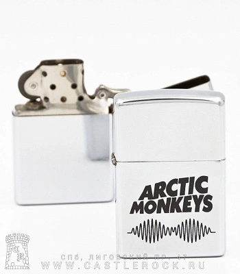 зажигалка с гравировкой arctic monkeys