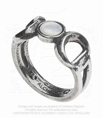 кольцо alchemy gothic (алхимия готик) r219 triple goddess
