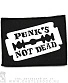нашивка punks not dead (лезвие)