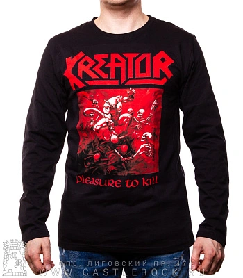 футболка kreator "pleasure to kill" д/р