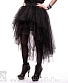 юбка из фатина черная (каскадная)