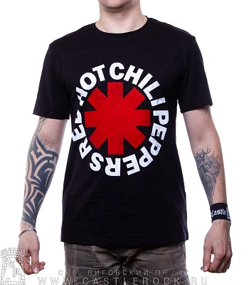 футболка red hot chili peppers "snow (hey oh)" (лого)