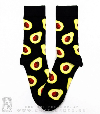 носки авокадо (черные)