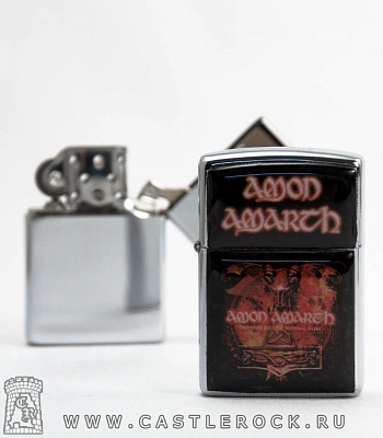 зажигалка цветная amon amarth (молот тора)